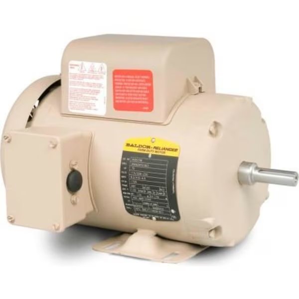 Baldor-Reliance Motor IR3510M, 1HP, 1725RPM, 1PH, 60HZ, 56, 3528L, TEFC, F1, N, Baldor-Reliance, Mfr#: IR3510M